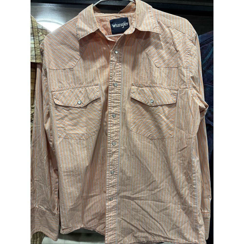 Lot 5 Men's, Cowboy, Western, Wrangler, Roper,Oshkosh Pearl Snap, Shirts Resell - Picture 5 of 16